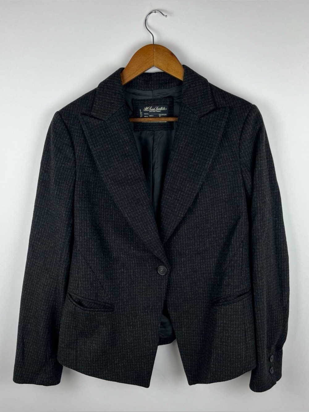 All Saints Spitalfields Wool Blazer Size 14 Professional Business Wear Office